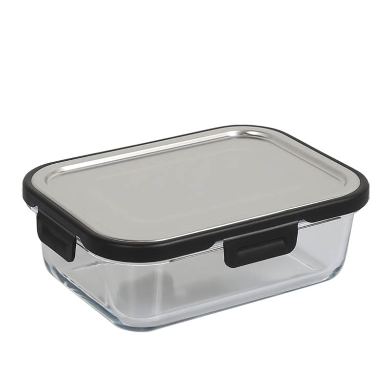 FOOD CONTAINER WITH STAINLESS LID L