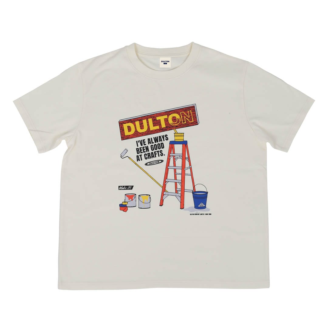 DULTON T-SHIRT DIY XL OFF WHITE