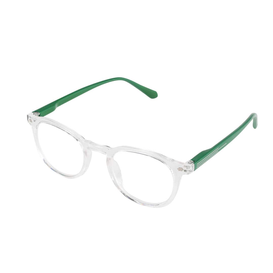 READING GLASSES CLEAR/GREEN 1.5