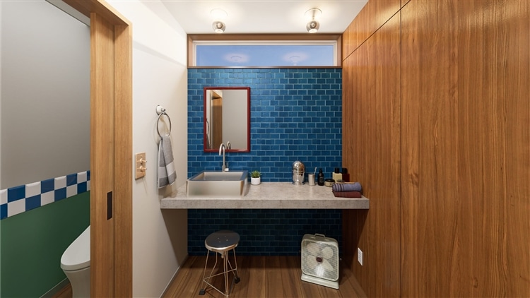 DH DINER WASHROOMの内装イメージ