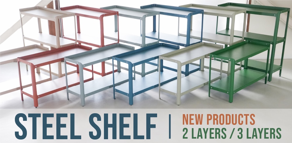 DULTON ONLINE SHOP | STEEL SHELF 3 LAYER SAX BLUE(3 LAYER SAX BLUE
