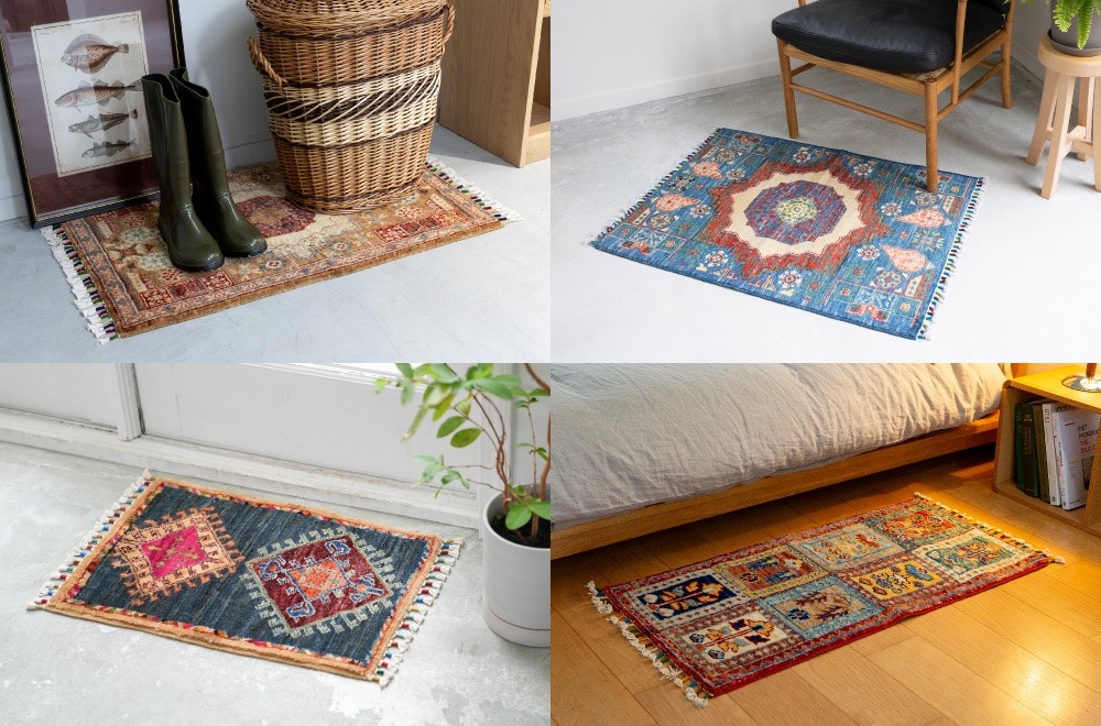 AFGHAN HAND-KNOTTED WOOL RUG