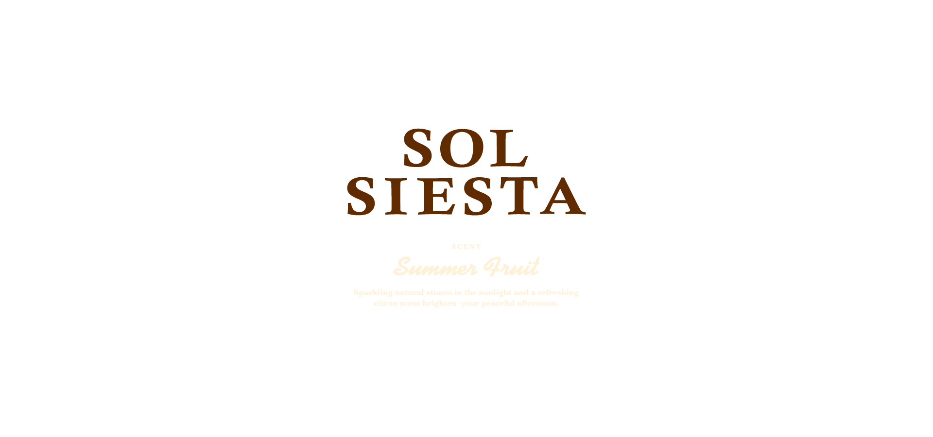 SOL SIESTA SCENT Summer Fruit �T�}�[�t���[�c�̍���