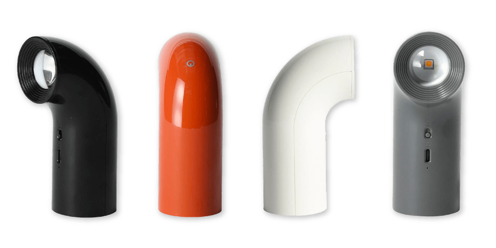 TUBE LAMP �J���[�o���G�[�V���� BLACK / CORAL RED / WHITE / GRAY