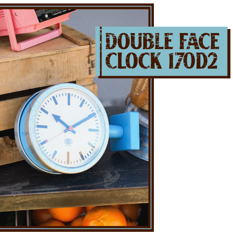 Double Face Clock 170D2
