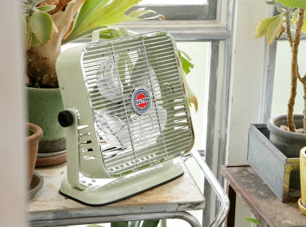 AIR CIRCULATOR IVORY/CHROME