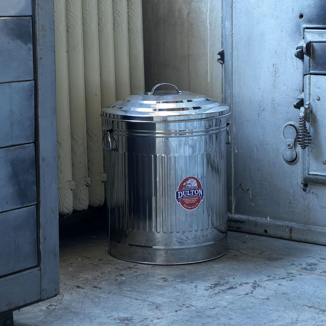 GARBAGE CAN STAINLESS L