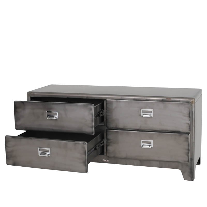 2 BY 2 METAL DRAWERS RAW