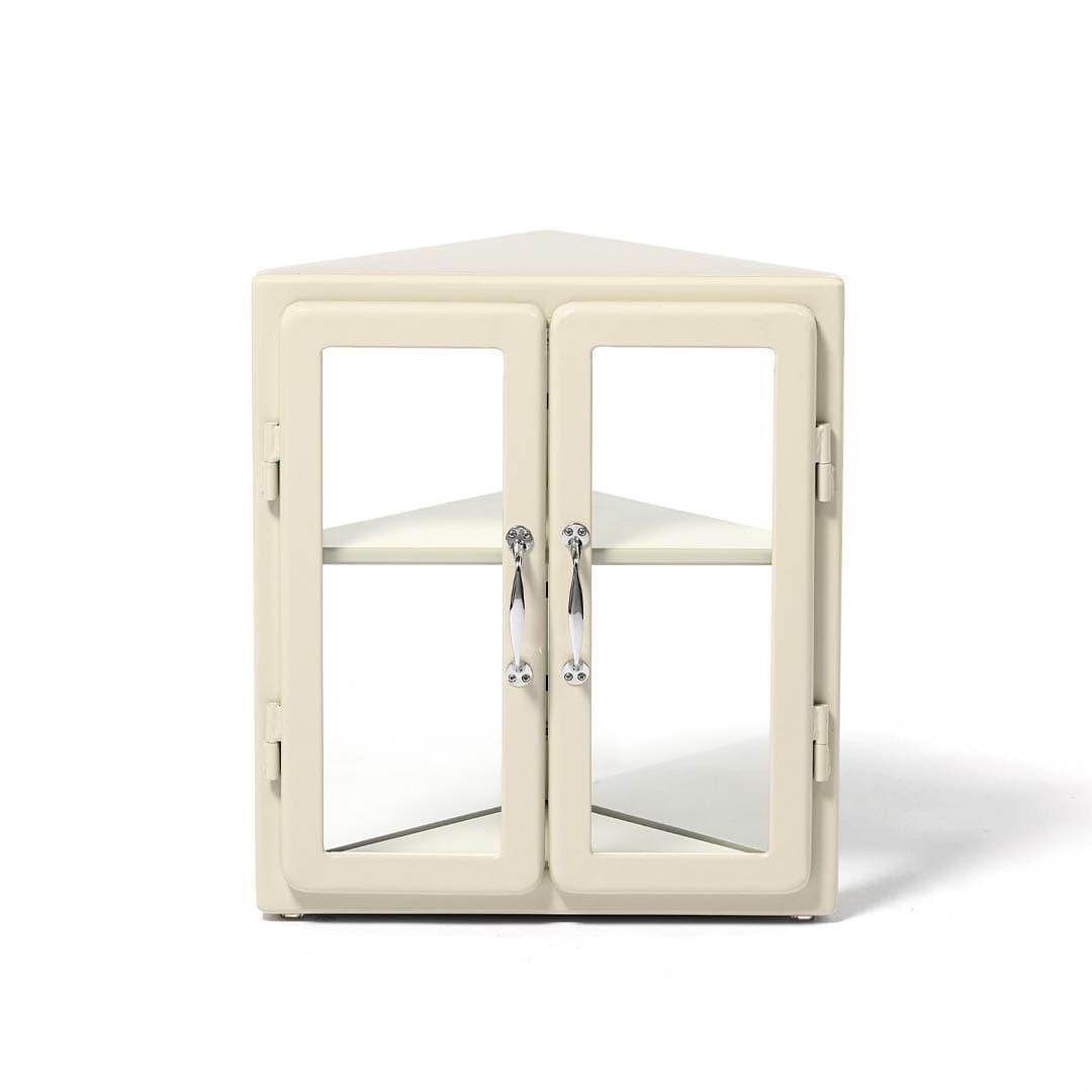 DULTON ミニトライアングルキャビネット　アイボリー DULTON ONLINE SHOP | MINI TRIANGLE CABINET IVORY(脚なし