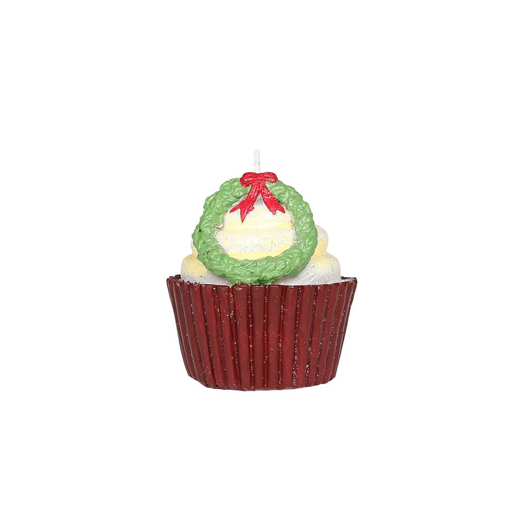 CRAFT CANDLE WREATH CUPCAKE