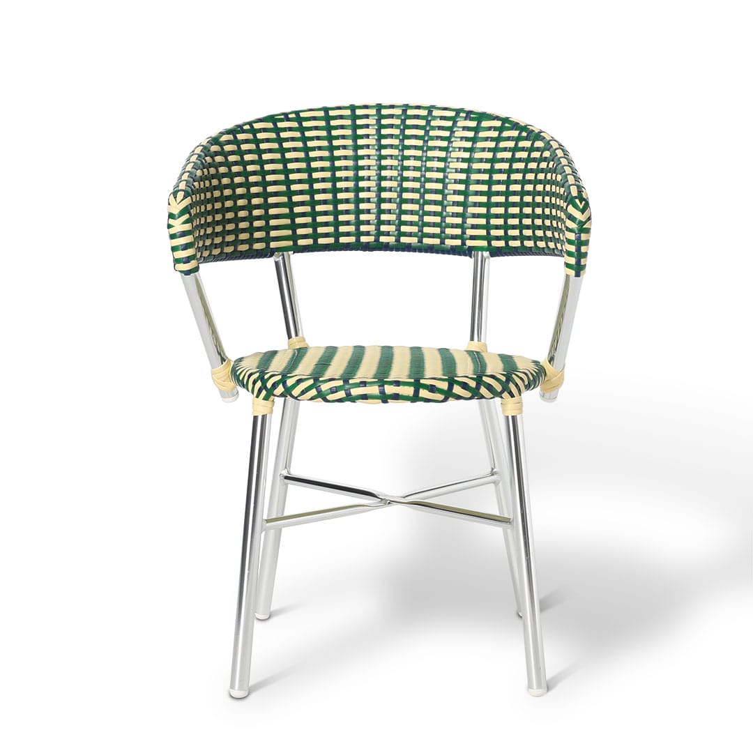 DULTON ONLINE SHOP | ALUMINUM ROUNDISH CHAIR GREEN/BLUE(GREEN/BLUE