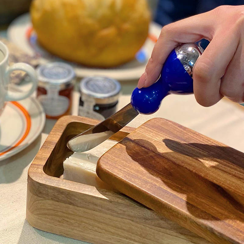 * vintage ❀ blue butter knife  バターナイフ