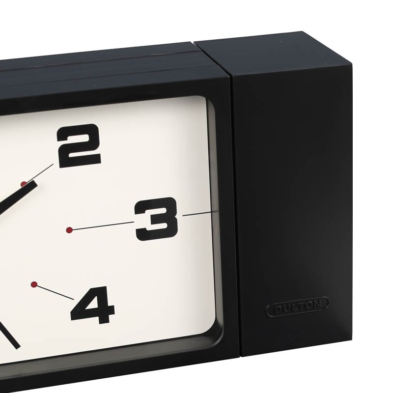 DULTON ONLINE SHOP | DOUBLE FACE CLOCK RECTANGLE BLACK(BLACK