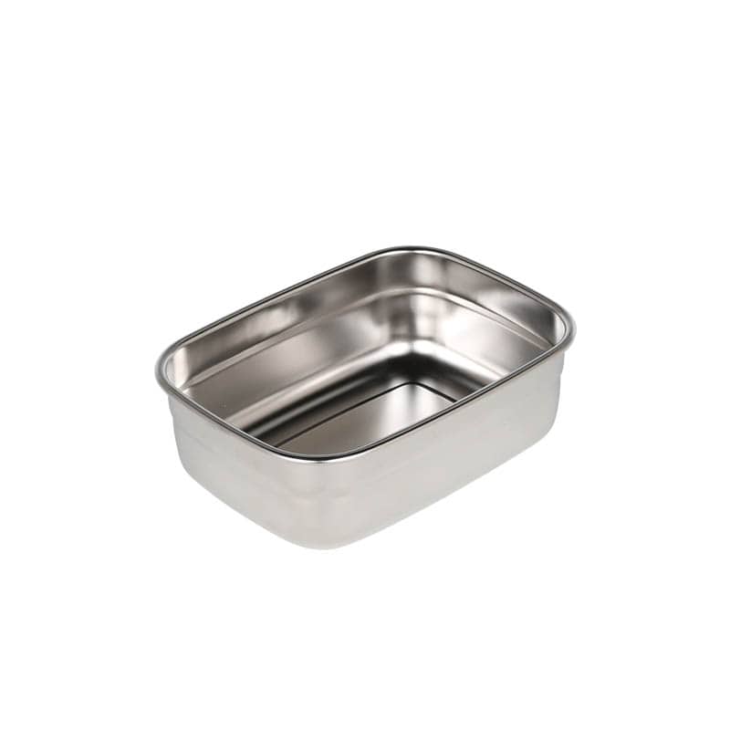 STAINLESS FOOD CONTAINER RECTANGLE M SMOKE