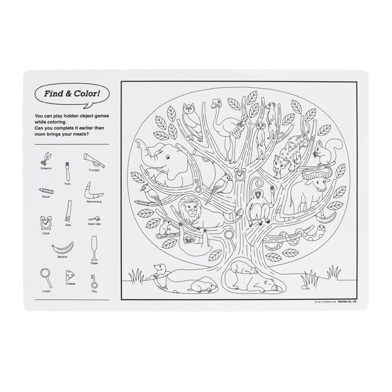 Dulton Online Shop Place Mat Hidden Picture Coloring キッチン ダイニング