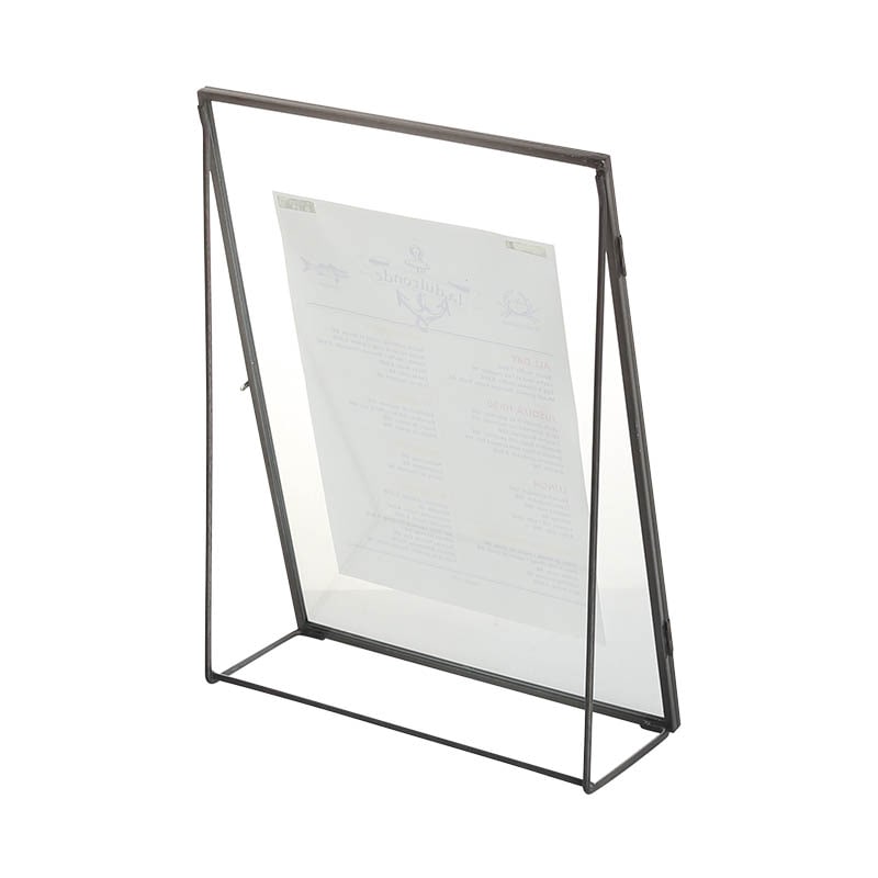 DULTON ONLINE SHOP | TABLE DOUBLE GLASS FRAME STAND A4: ハウスウェア