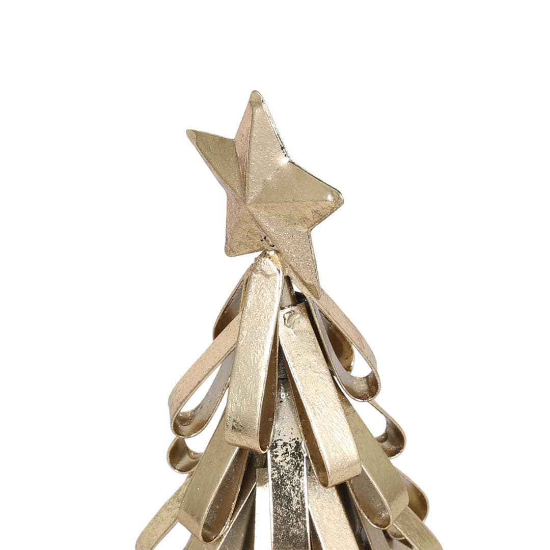 TABLETOP TREE L GOLD