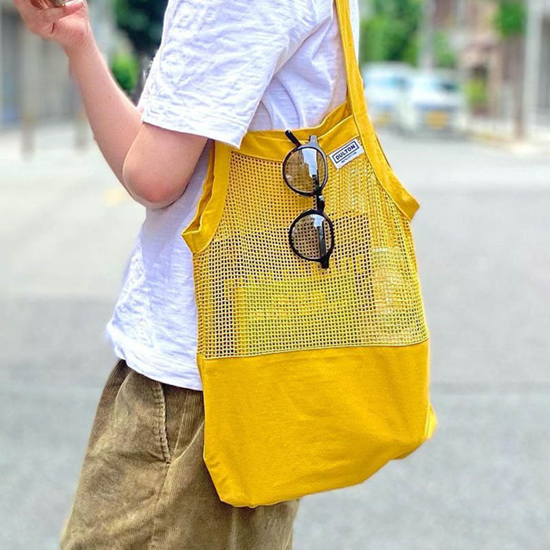 DULTON ONLINE SHOP | COTTON HALF MESH BAG S YELLOW(S YELLOW): アパレル