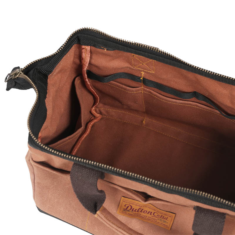 DULTON ONLINE SHOP | WAX CANVAS TOOL BAG CAMEL(CAMEL): アパレル