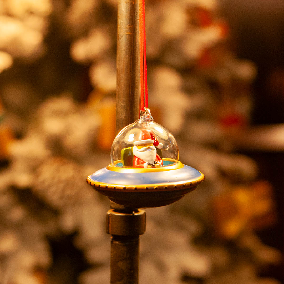 SPACE SANTA ORNAMENT