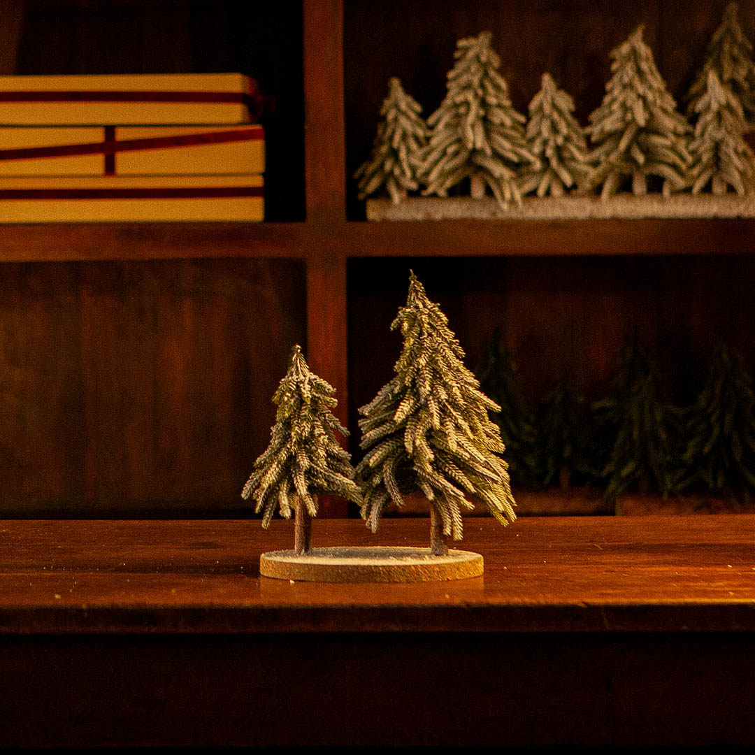 EVERGREEN SNOW FOREST ROUND M