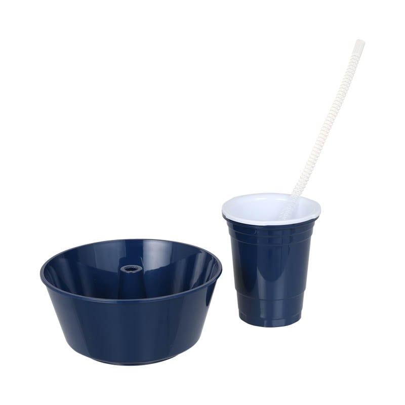CARRY SNACK TUB WITH TUMBLER NAVY