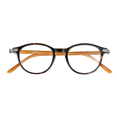 READING GLASSES BROWN/YELLOW 3.0