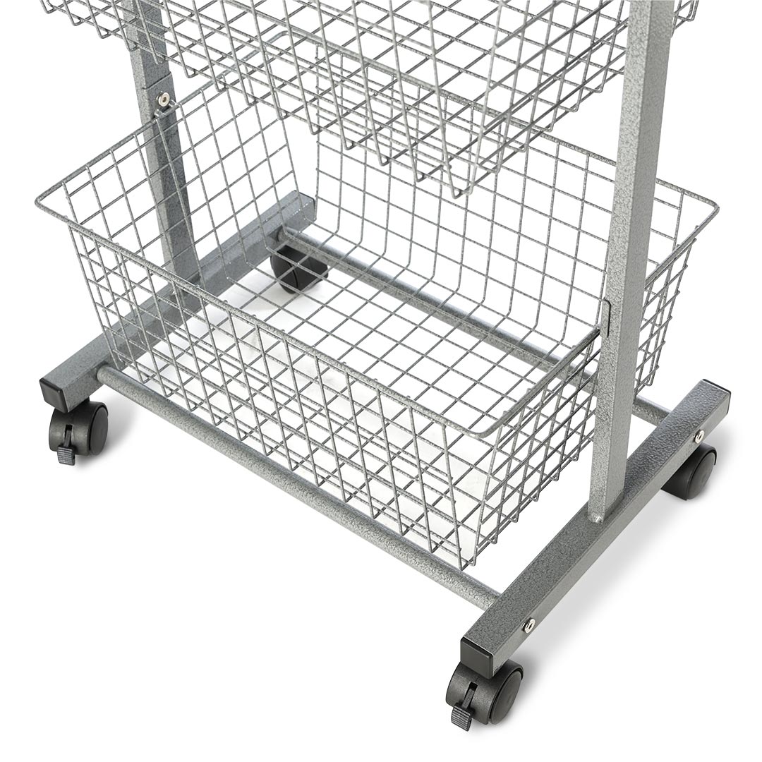 DULTON ONLINE SHOP | WIRE RACK WITH CASTORS HAMMERTONE GRAY: 家具