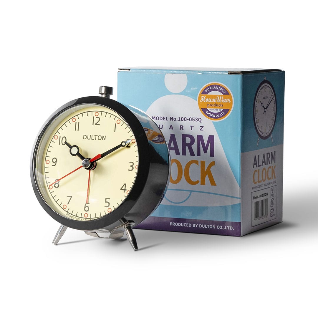 DULTON ONLINE SHOP | ALARM CLOCK BLACK(BLACK): インテリア雑貨
