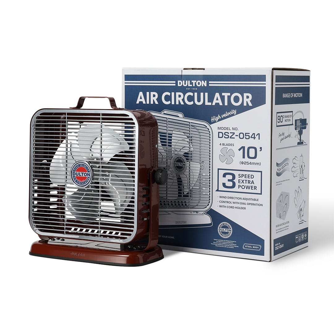 DULTON ONLINE SHOP | AIR CIRCULATOR BRICK BROWN/CHROME(BRICK BROWN