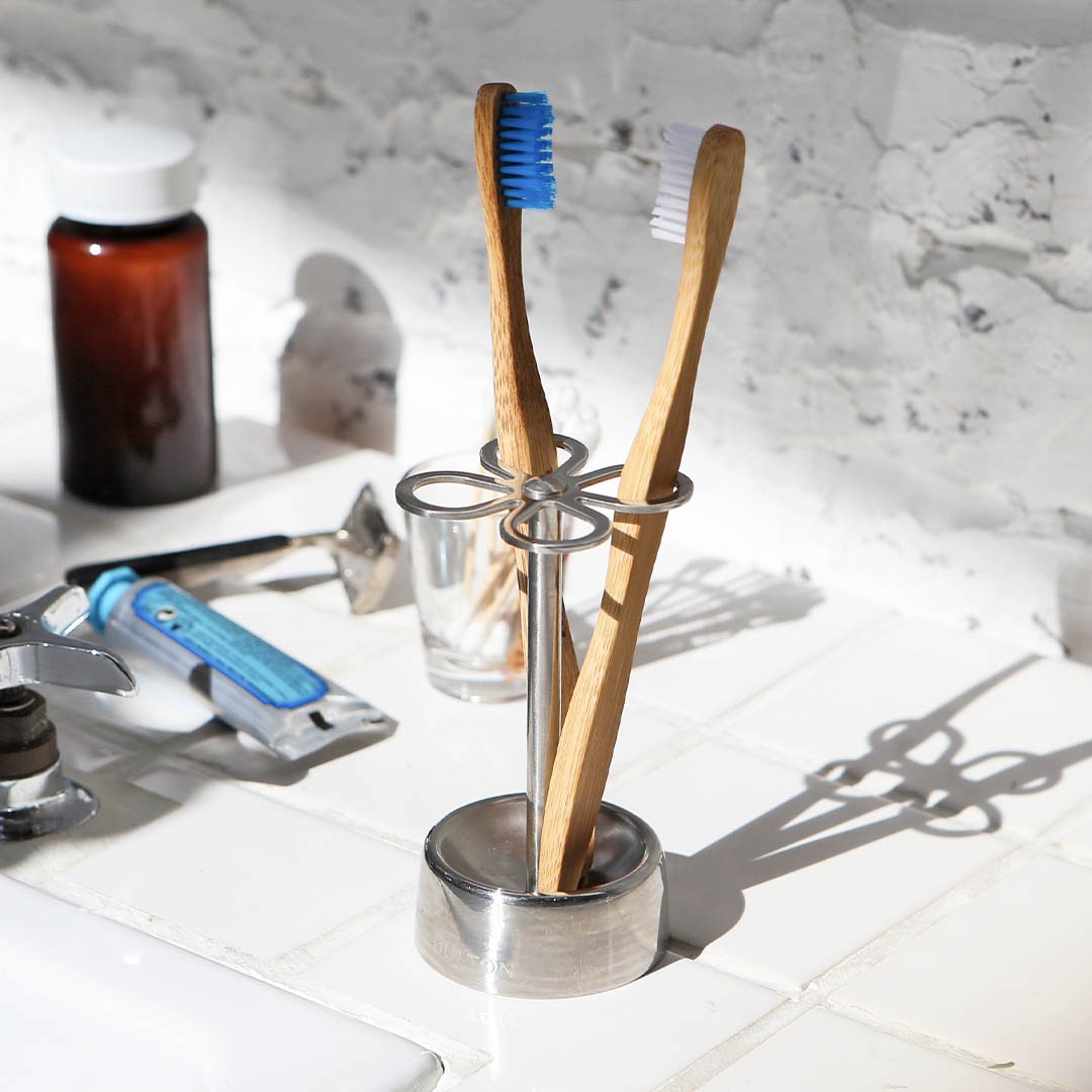 DULTON ONLINE SHOP | 4 HOLES TOOTHBRUSH HOLDER MIRROR FINISH