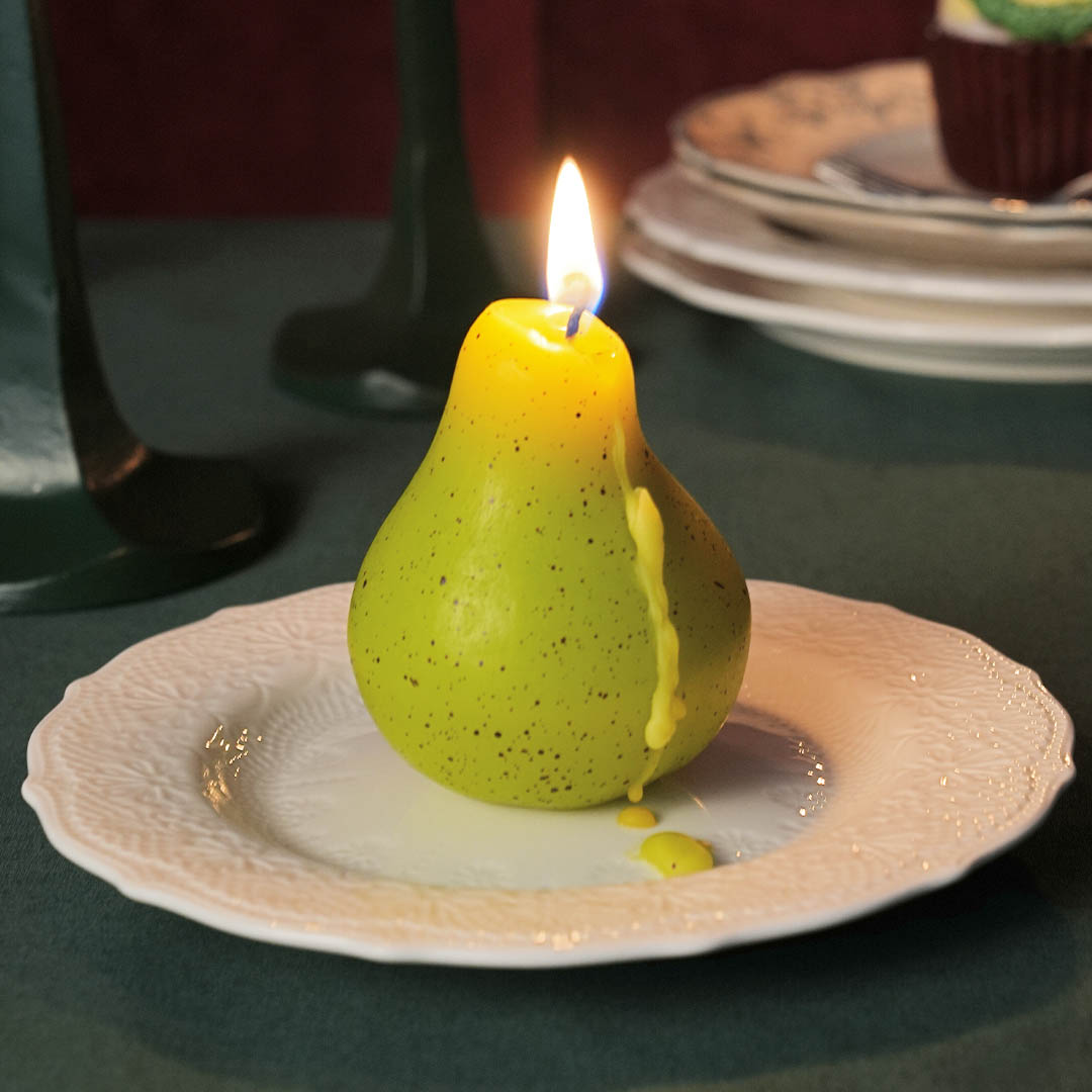 CANDLE PEAR SET OF 2