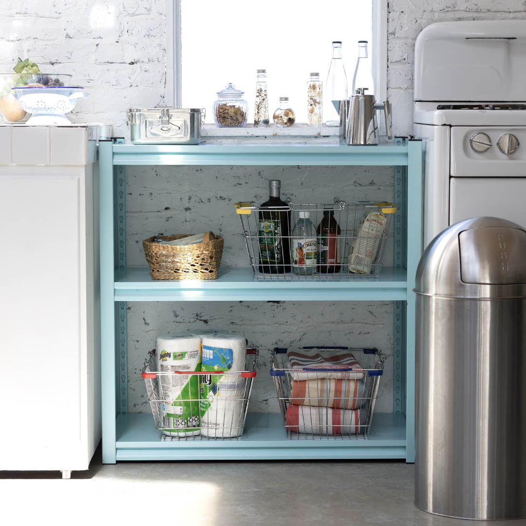 DULTON ONLINE SHOP | STEEL SHELF 3 LAYER SAX BLUE(3 LAYER SAX BLUE