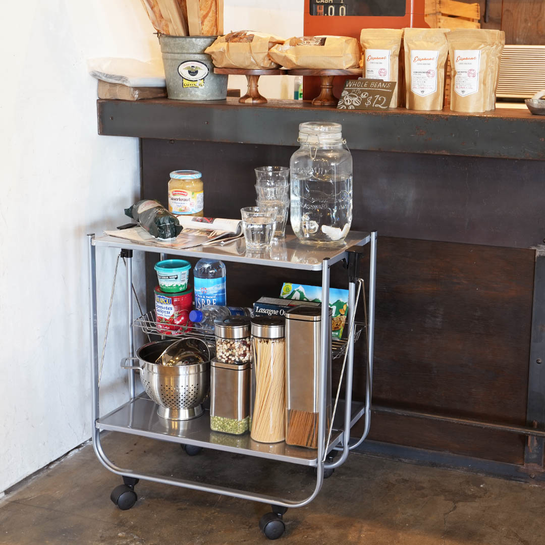 DULTON ONLINE SHOP | FOLDING TROLLEY SILVER(SILVER): 家具
