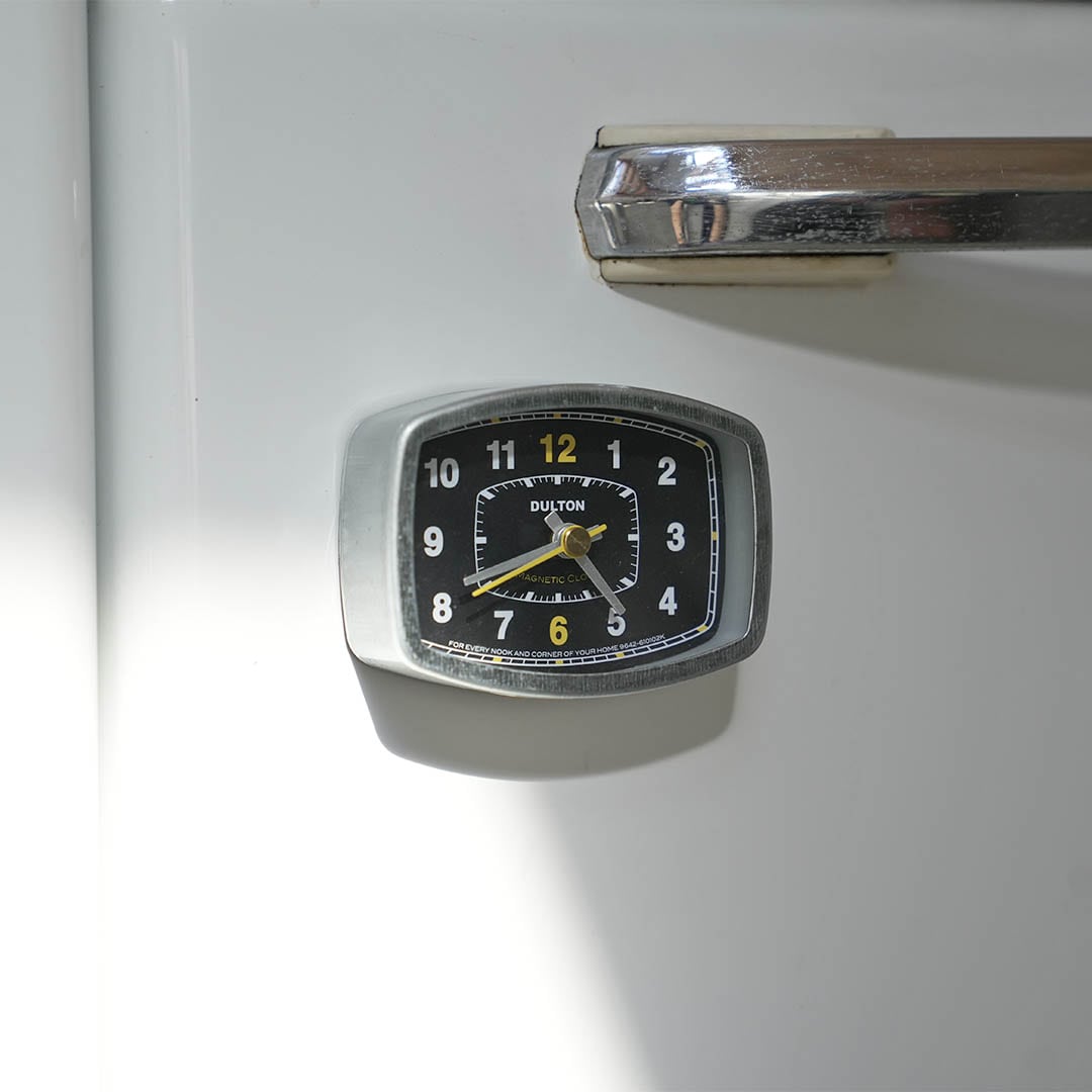 DULTON時計 ブラック DULTON ONLINE SHOP | MAGNETIC CLOCK RECTANGLE BLACK(RECTANGLE