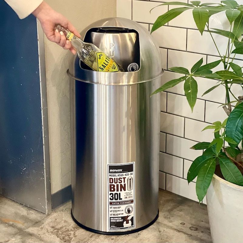 DULTON ONLINE SHOP | DUST BIN SATIN FINISHED 30L(30L): ホーム用品