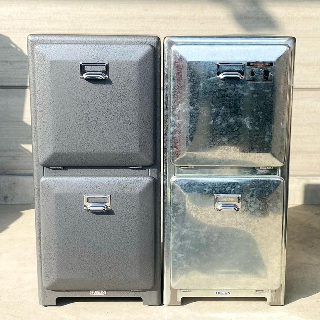 DULTON トラッシュカン ダブルデッカー グレー ゴミ箱 ダルトン DULTON ONLINE SHOP | TRASH CAN DOUBLE DECKER GRAY(GRAY): ホーム用品