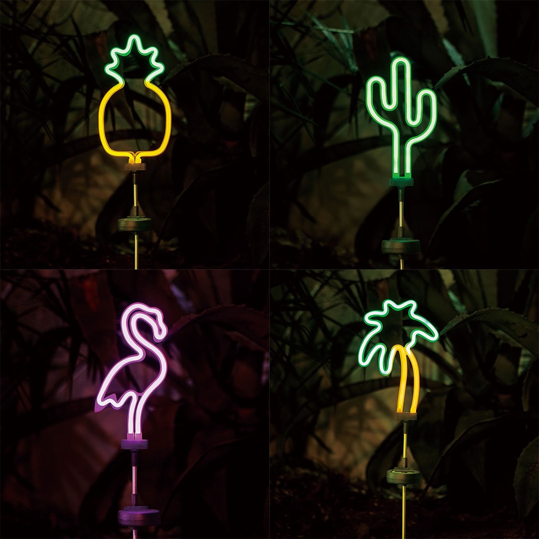 SOLAR NEON LIGHT CACTUS