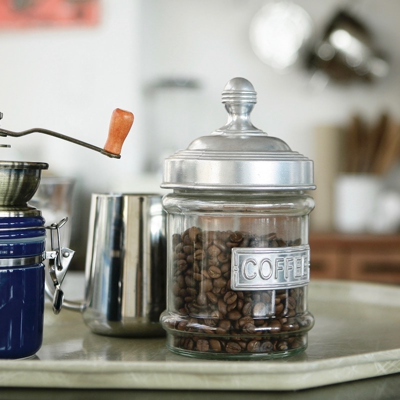 GLASS CANISTER COFFEE