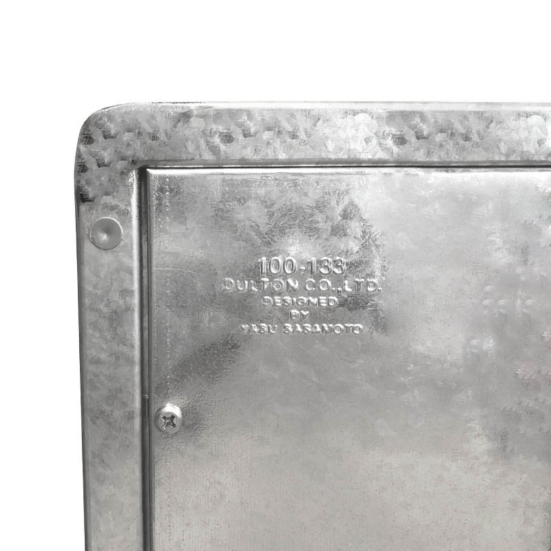 DULTON ONLINE SHOP | TRASH CAN DOUBLE DECKER GALVANIZED(GALVANIZED