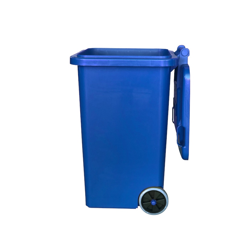 PLASTIC TRASH CAN 65L BLUE