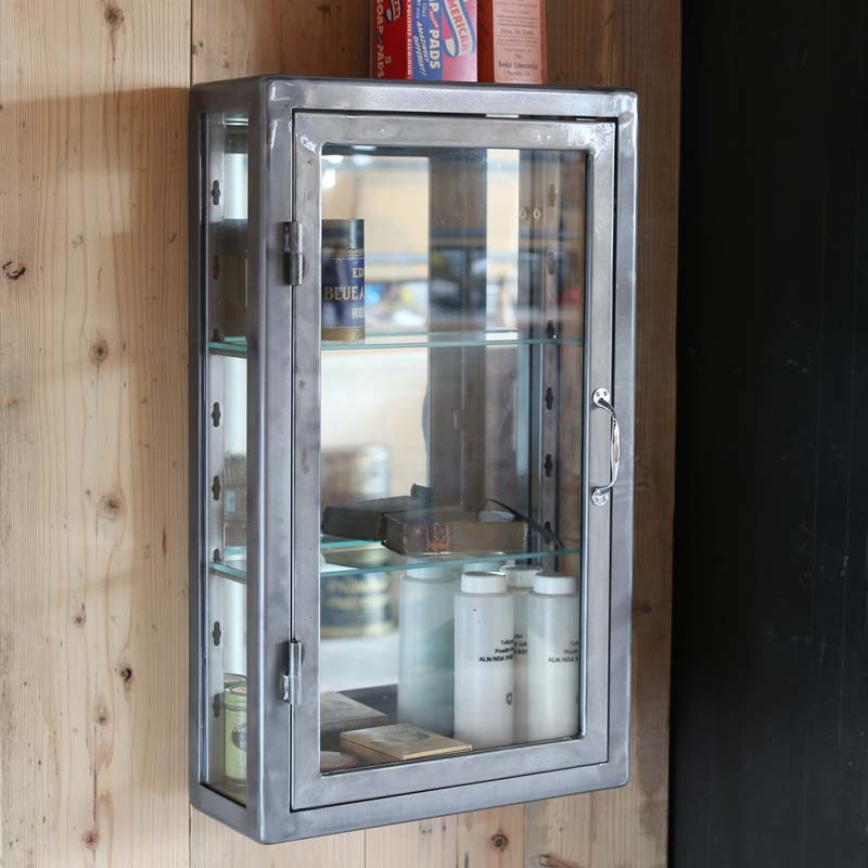 WALL MOUNT GLASS CABINET IVR