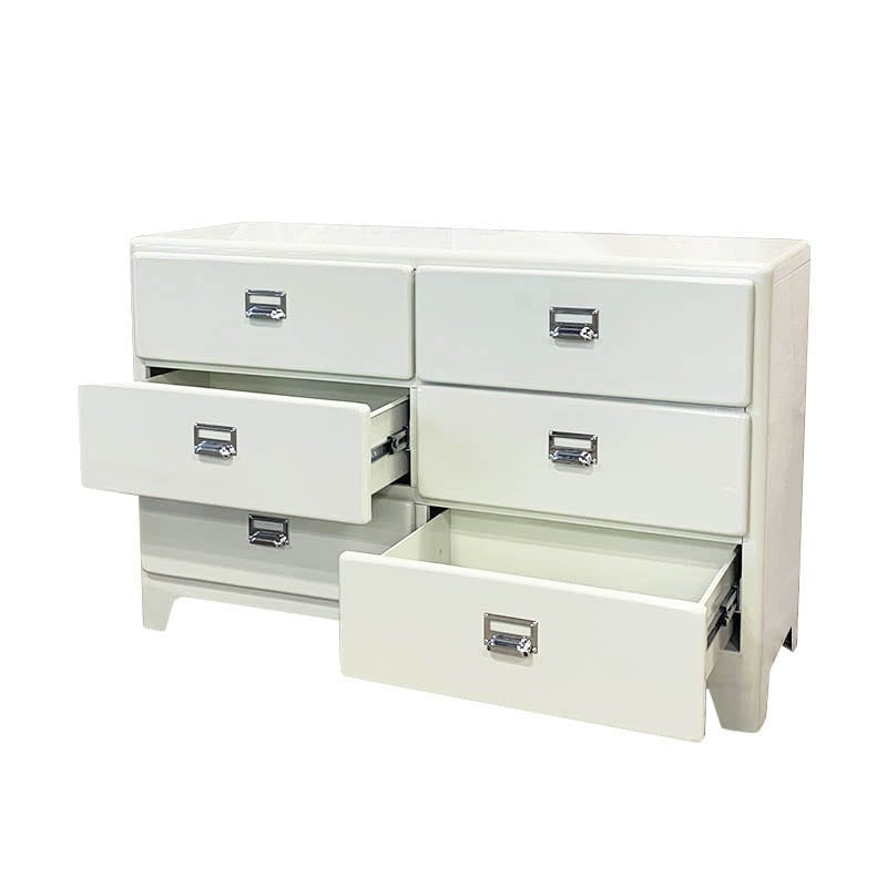 2 BY 3 METAL DRAWERS IVORY