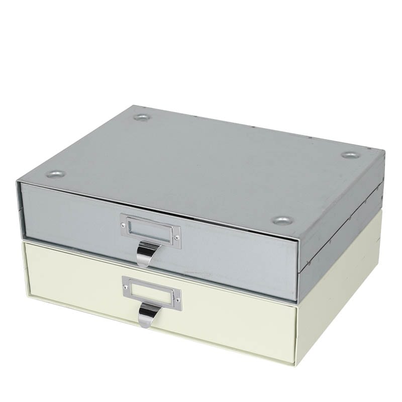 STACKABLE DRAWER HORIZONTAL IVORY