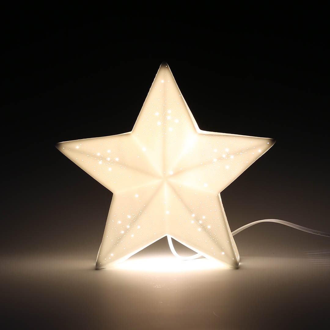 PORCELAIN STAR LIGHT MAT WHITE