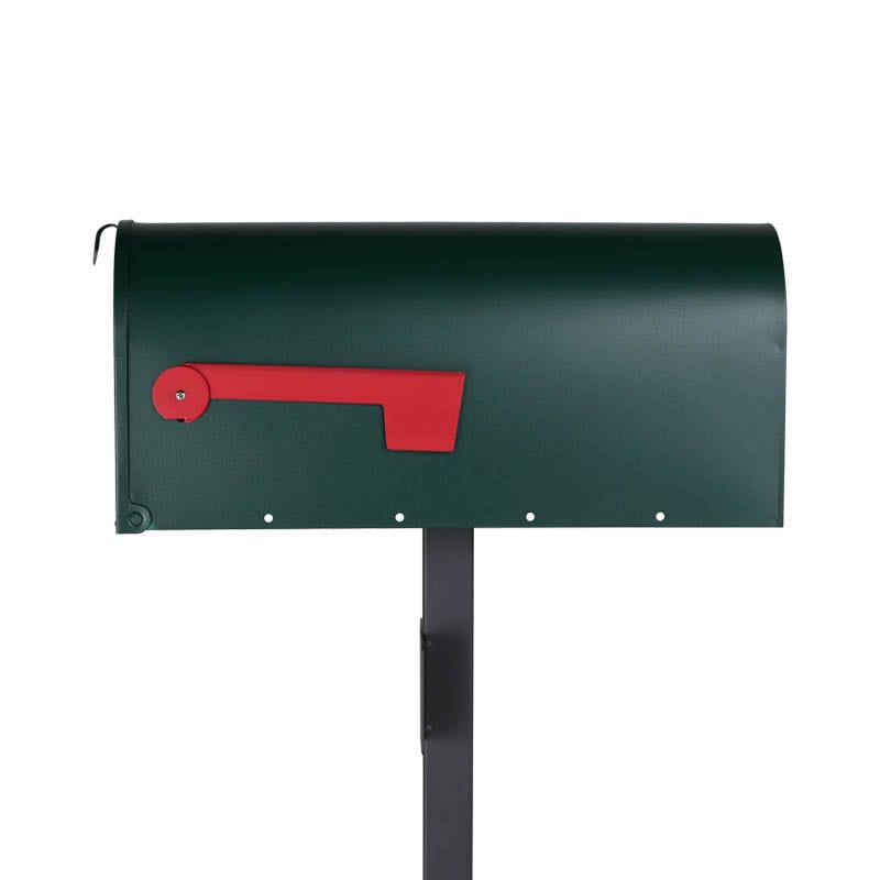 LETTER BOX WITH STAND GREEN