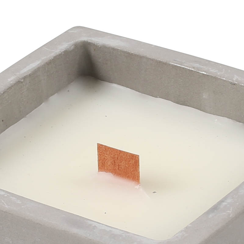 CEMENT SQUARE CANDLE L