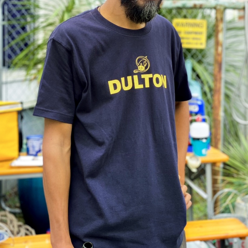 DULTON ONLINE SHOP DULTON T-SHIRT S/NAVY(S NAVY): アパレル