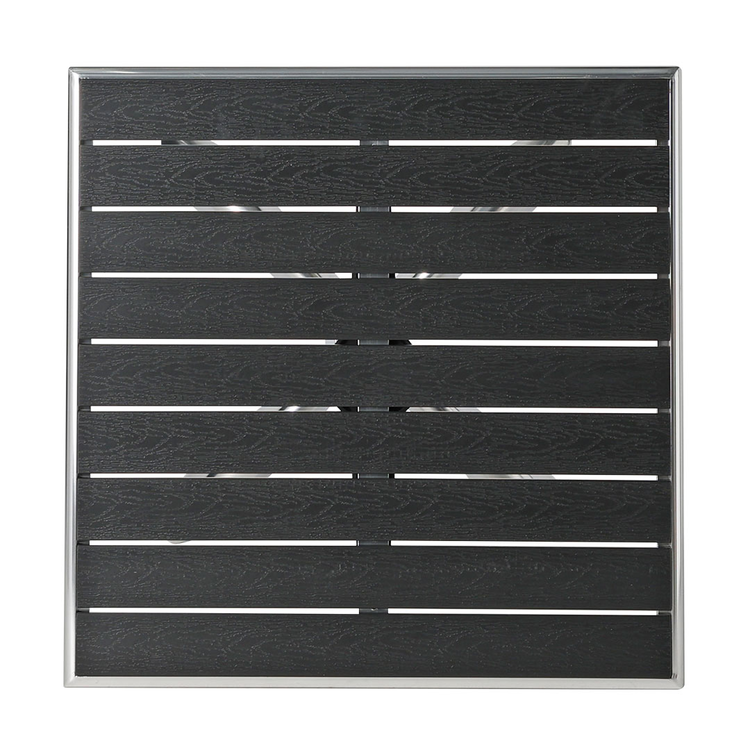 DULTON ONLINE SHOP | ALUMINUM CAFE TABLE SQUARE BLACK(BLACK): 家具