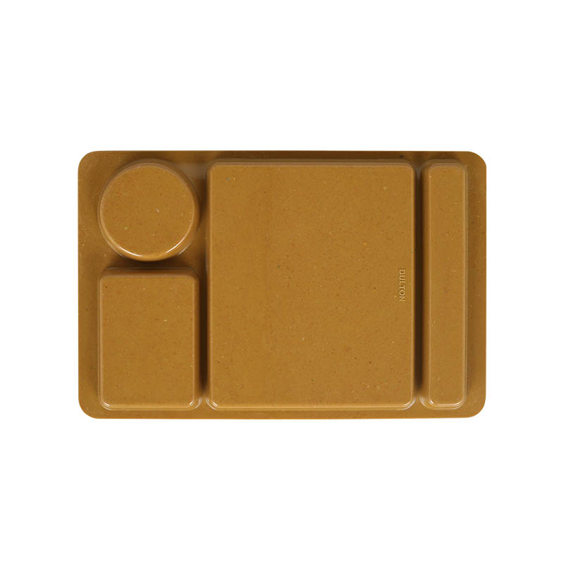 MELAMINE MESS TRAY BROWN